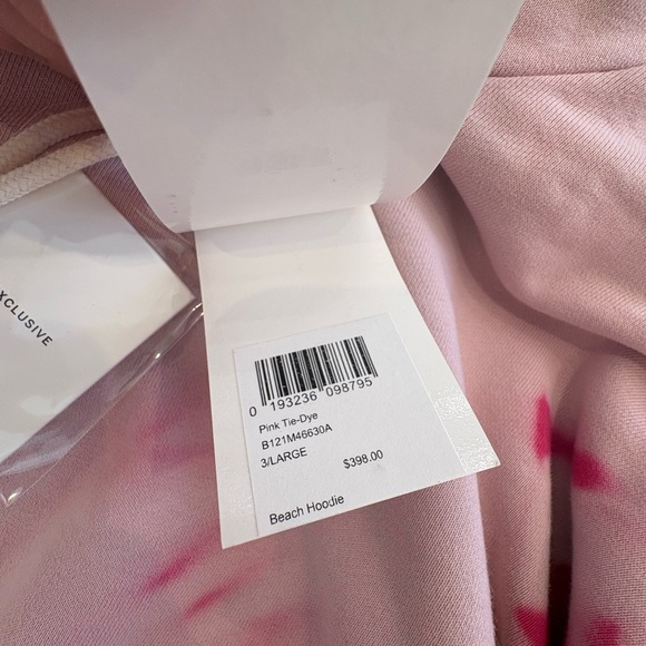 John Elliott Pink Tie-Dye Beach Hoodie - Picture 4 of 4